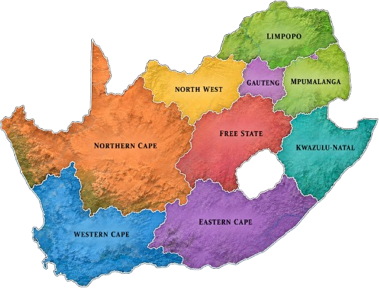 Map of South Africa