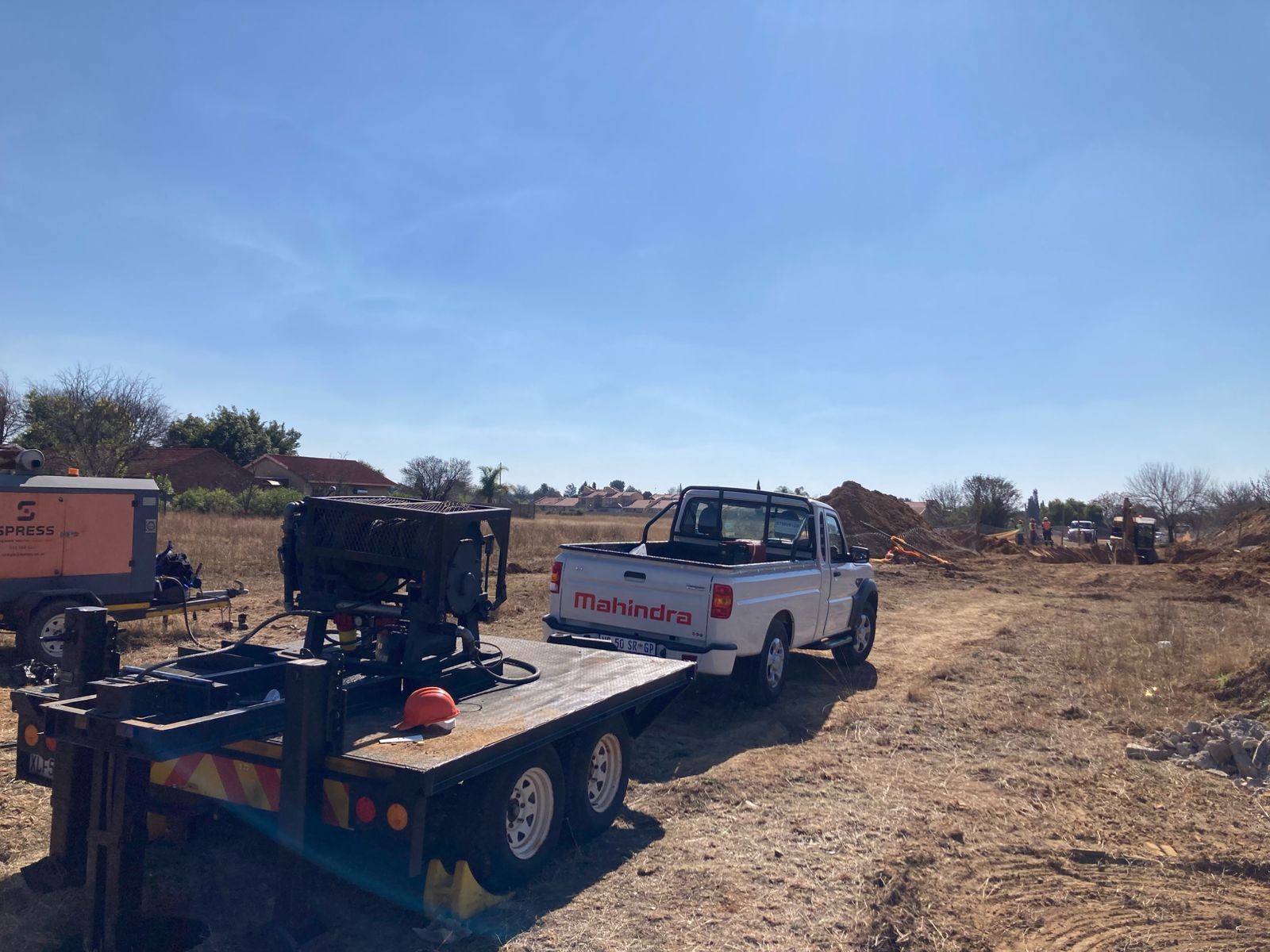 Intac Global support vehicle and equipment ready for mobilisation